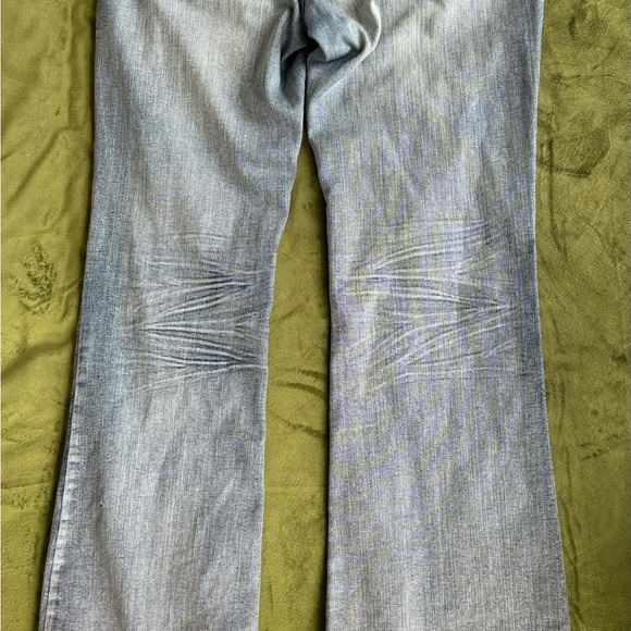 Amethyst Flare Blue Denim Jeans Size 11, Juniors, Medium/Dark wash, gentle used - Picture 9 of 10